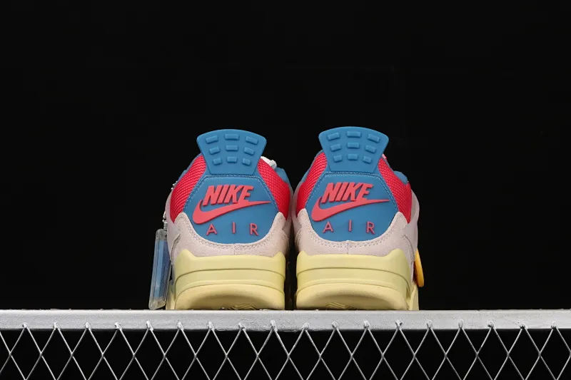 All categories Air Jordan Jordan series basketball shoes Air Jordan 4 G version Union LA x Air Jordan 4 Retro "Off Noir" AJ4 Joe 4 Union Pink Blue Knights DC9533-800